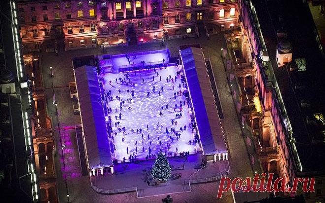 HIC ET NUNC: Ночной Лондон с высоты