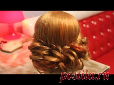 Греческая причёска из кос - Hairstyles by REM
