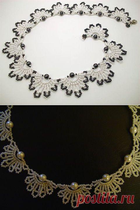 Колье "Кружево" (цепочка Сандры Халпени).