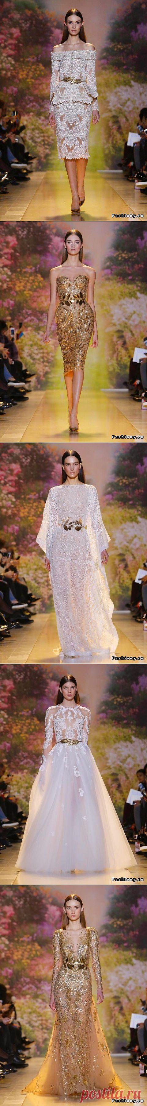 Шикарные наряды от Zuhair Murad coute couture весна-лето 2014 | Мода