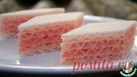 Вафельный торт с необычным кремом Кулинарный рецепт)***)