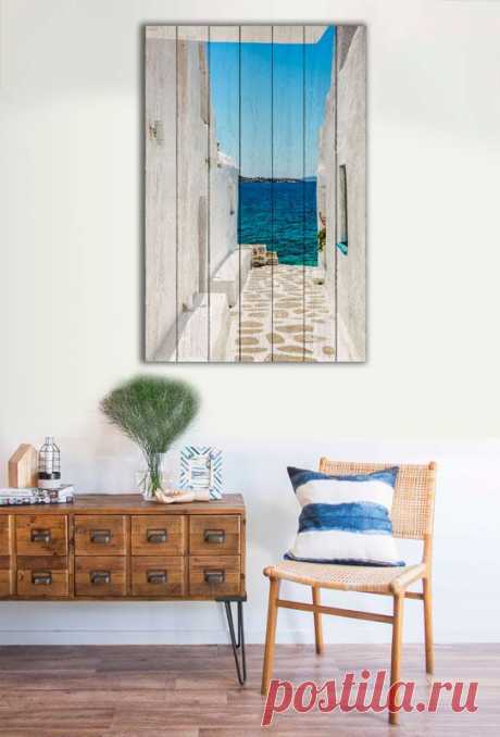 Картина &quot;Улица к морю&quot; по цене от 5900 руб. Размеры: 60x90 см, 80x120 см, 100x150 см, 120x180 см. Срок изготовления: 2-3 дня.