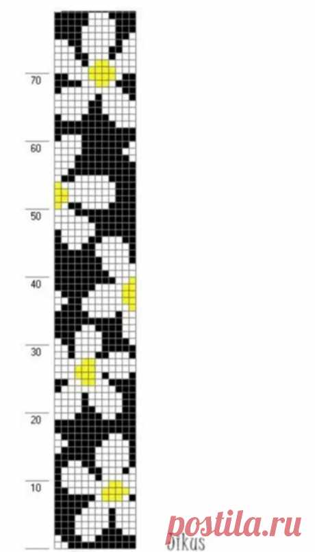 Ромашка -фенечек