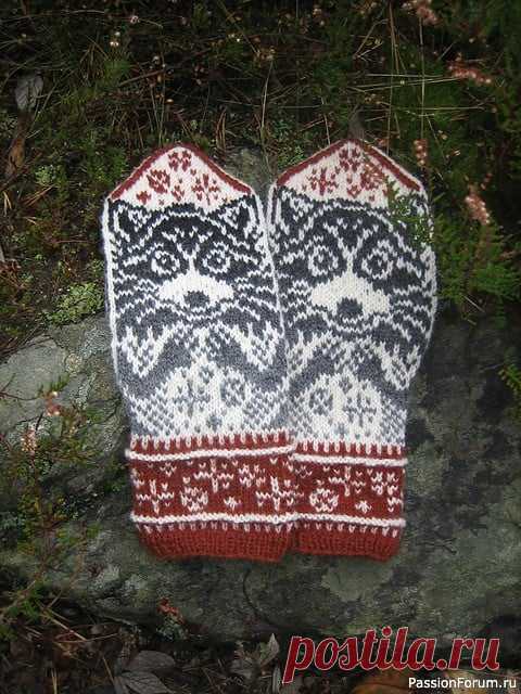 ​Жаккард. Варежки 