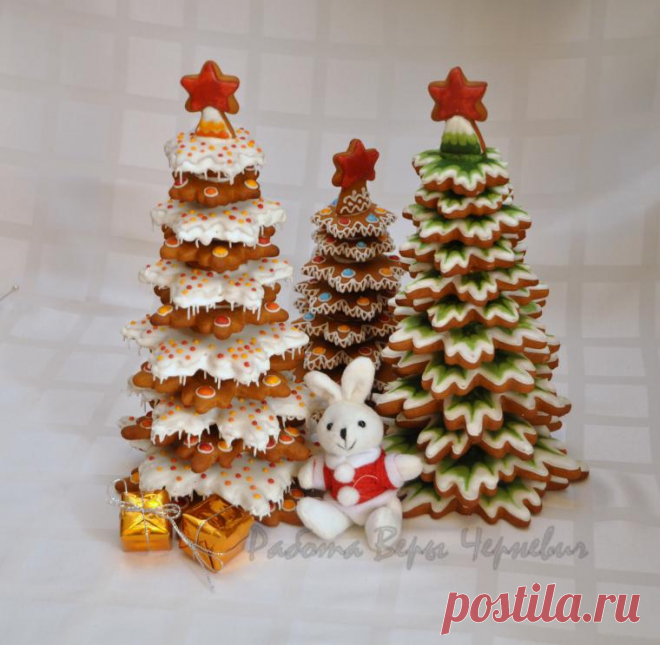 Пряничные елочки своими руками