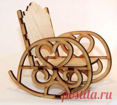 Кресло-качалка "Сердце", высота 17,8см