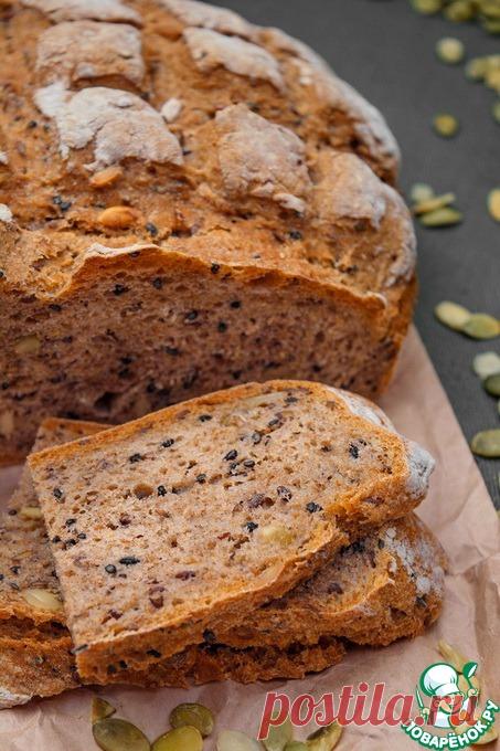 Хлеб домашний с разными семенами – кулинарный рецепт