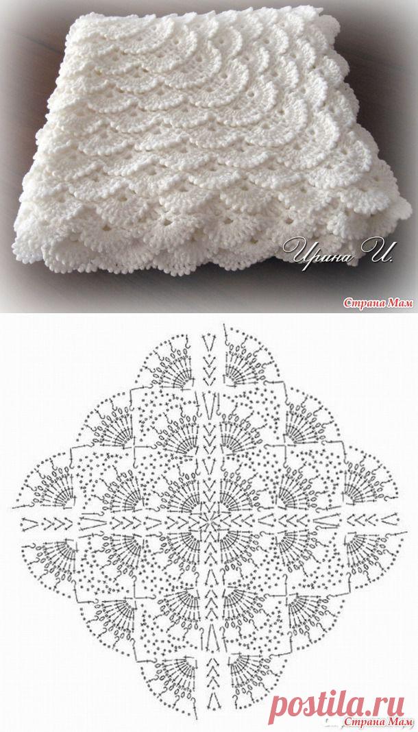 Плед на выписку - Вязание - Страна Мам