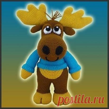 Вязаный Лосяш крючком схема (Вязаные игрушки) — Журнал Вдохновение Рукодельницы