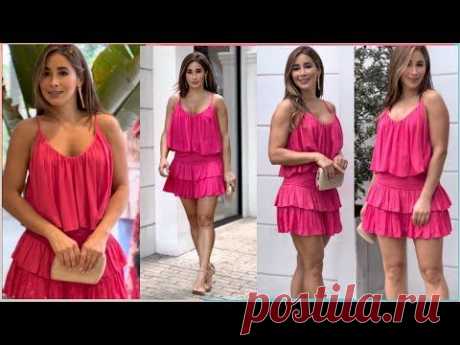 LINDOS VESTIDOS CORTOS VERANO 2022#vestidos#shorts #moda #woman #tendencia2022#fashion #pasarela🔥