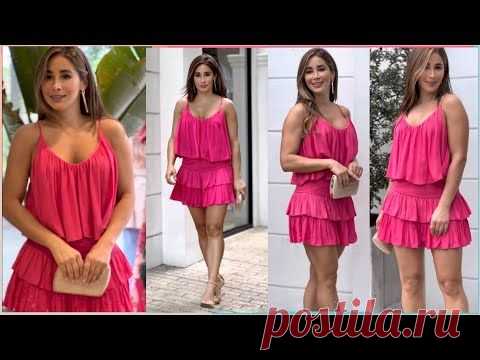 LINDOS VESTIDOS CORTOS VERANO 2022#vestidos#shorts #moda #woman #tendencia2022#fashion #pasarela🔥