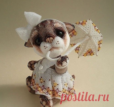 Авторские игрушки из бисера