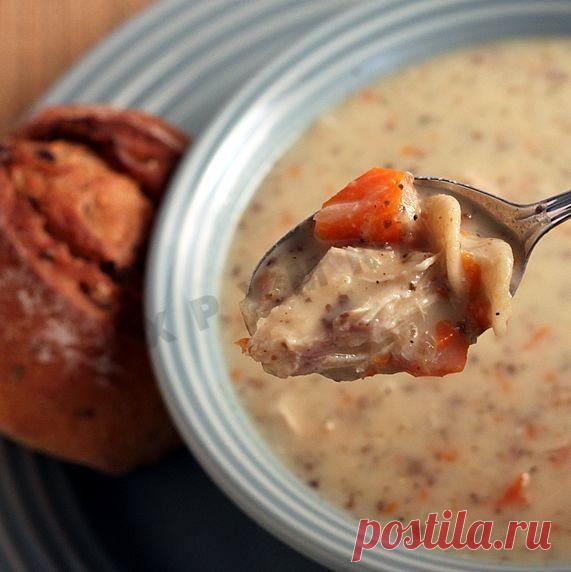 Секреты стройности. Куриный сливочный суп с овощами