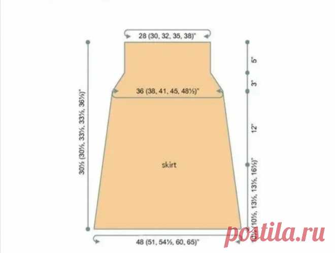 Красивая юбка крючком для женщин. Схема, выкройка, МК | Вязание от Елены Ерминой | Яндекс Дзен