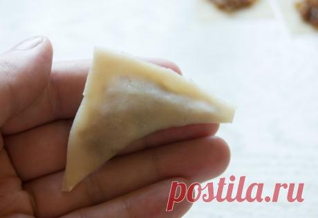 Кундюмы (постные пельмени с грибной начинкой) по Похлебкину