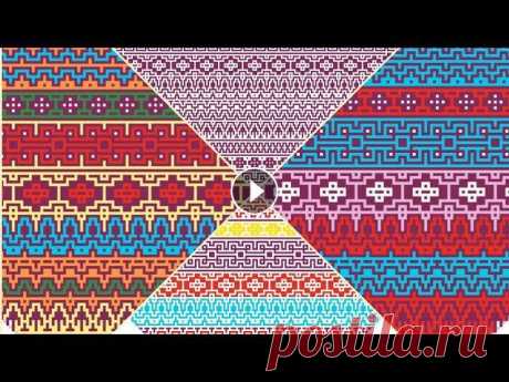 Мозаичное вязание крючком. Треугольник из центра. Видео было снято для чата совместного вязания Шаль-бактус &quot;Фестиваль&quot; Схема шали платная, приобрести ее и присоединится к чату можно пройдя ...