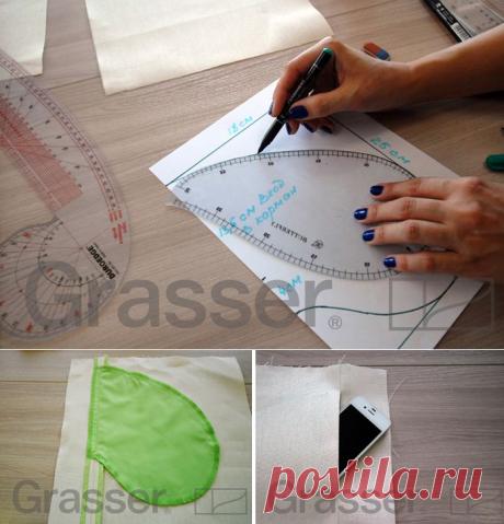 Технология пошива: обработка кармана в шве с припусками вразутюжку. | Бюро GRASSER