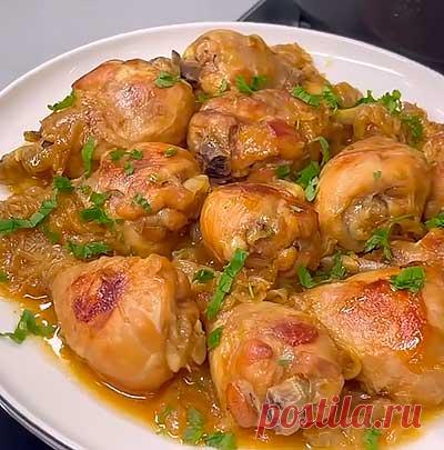 Рецепт куриных голеней в соусе