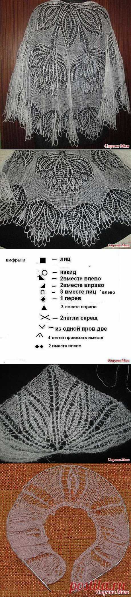 Шаль '' Белые пионы.'': Дневник группы &quot;ЗАО Шалунья&quot; - Страна Мам