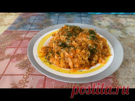 Тушенная капуста из меню советской столовой!