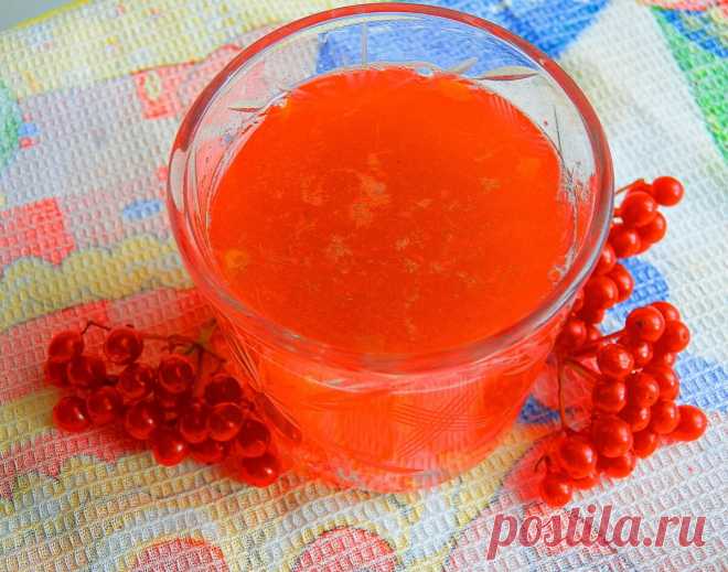 Калиново-малиновый аскорбиновый напиток для поддержания иммунитета. 