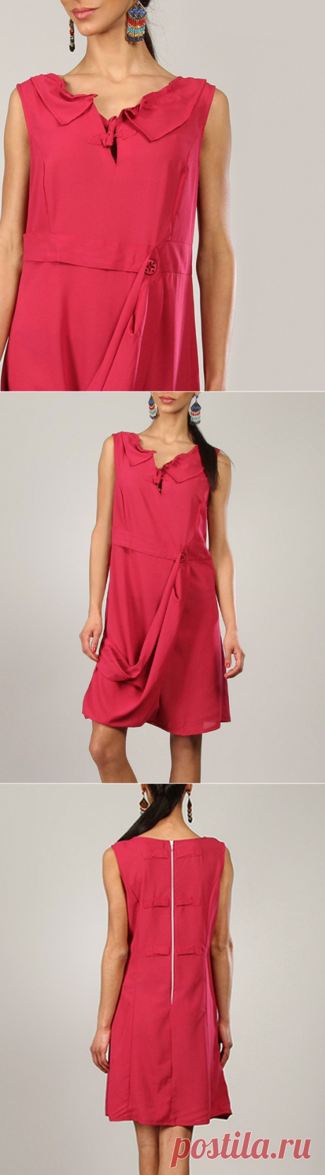 L33 by Virginie&amp;Moi Raspberry Maelys Sleeveless Dress | zulily