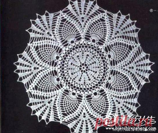 Схемы салфеток (вязание крючком) | Записи в рубрике Схемы салфеток (вязание крючком) | Дневник Карпова_Лариса