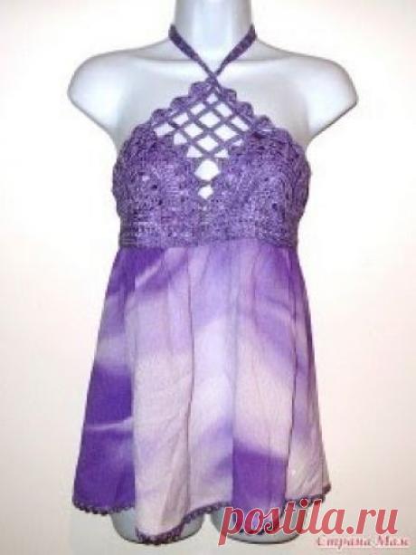 Комбинированное вязание – или ажурный креатив? Блог Волшебные петельки о вязании на спицах и крючком,мои работы крючком.