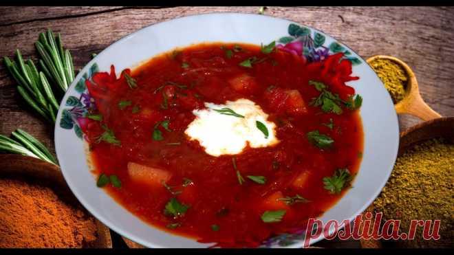 Очень вкусный борщ 