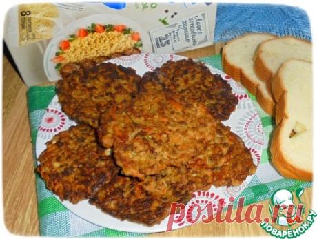 Печеночные лепешки с тыквой и пшеном - кулинарный рецепт