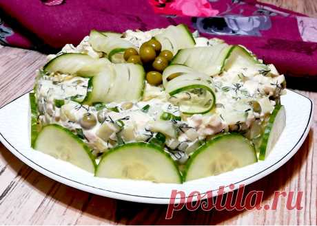 Простой, быстрый и очень вкусный салат "Леди" | Самые вкусные кулинарные рецепты