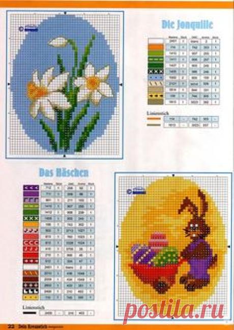 Easter egg cross stitch