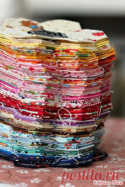 Пэчворк на бумажном шаблоне (English Paper Piecing), МК - Лоскутное Шитьё - Страна Мам