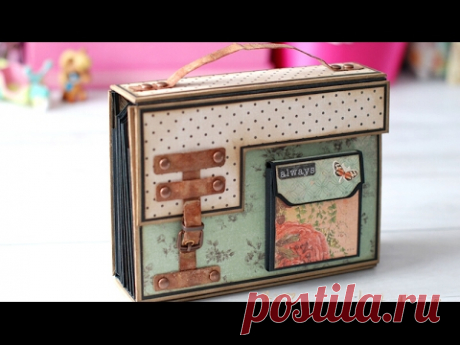 Tutorial scrapbooking Album maleta
