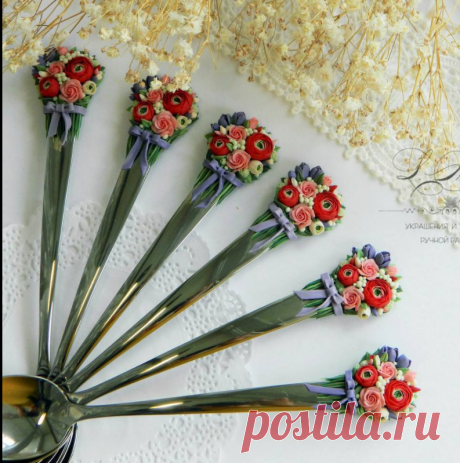 Ложка с декором