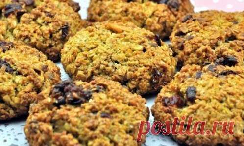 Овсяное печенье с сухофруктами и шоколадом - домашние вкусняшки | Вперед✔огород | Яндекс Дзен