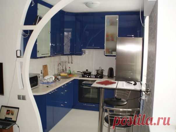 Дизайн маленькой кухни