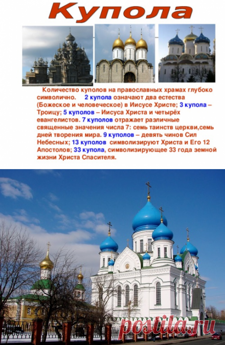 Что означают купола православных церквей...