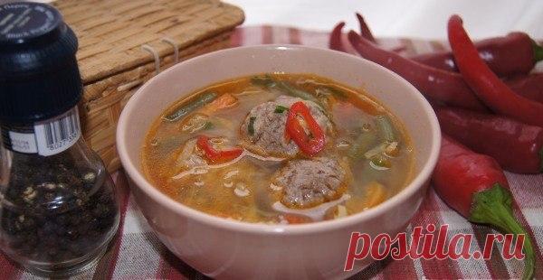 Овощной суп с фрикадельками - Пошаговый рецепт с фото своими руками Овощной суп с фрикадельками - Простой пошаговый рецепт приготовления в домашних условиях с фото. Овощной суп с фрикадельками - Состав, калорийность и ингредиенти вкусного рецепта.