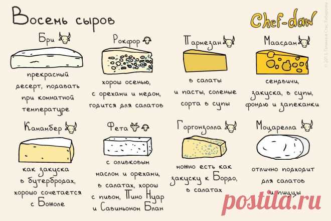 20 Шпаргалок Для Кухни