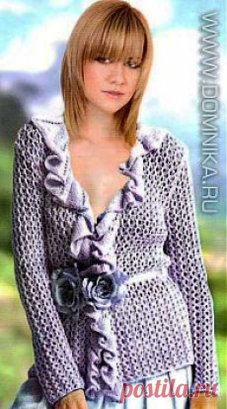 Жакеты » Вязание крючком и спицами схемы и модели