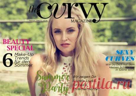 Немецкий журнал мод для полных женщин The Curvy Magazine, июнь 2017