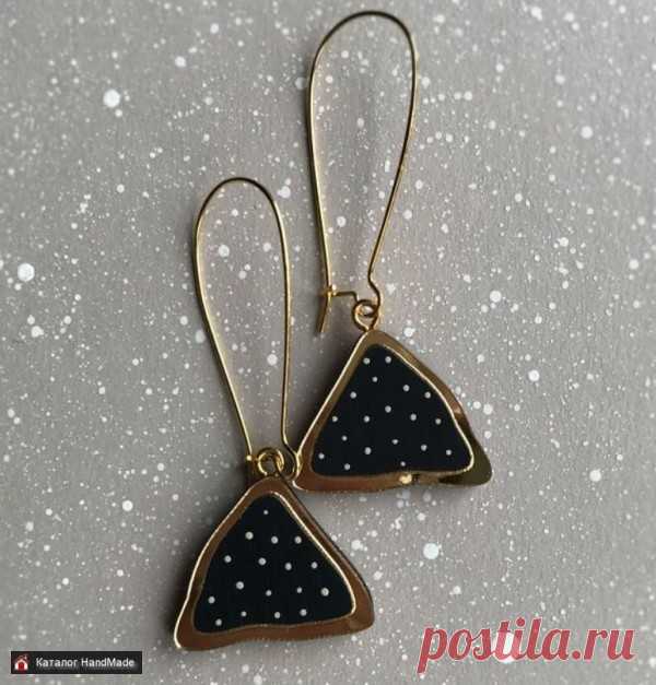 Серьги 'Пирамидки' ручной работы купить в Минске и Беларуси, цены на HandMade