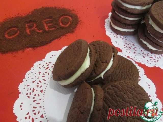 Шоколадное печенье "Орео"