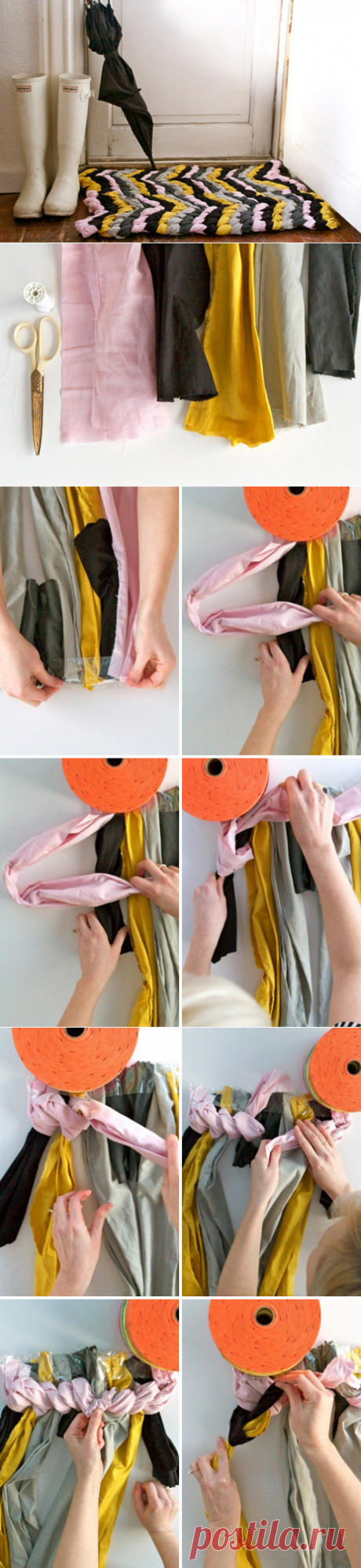 Коврик из узелков