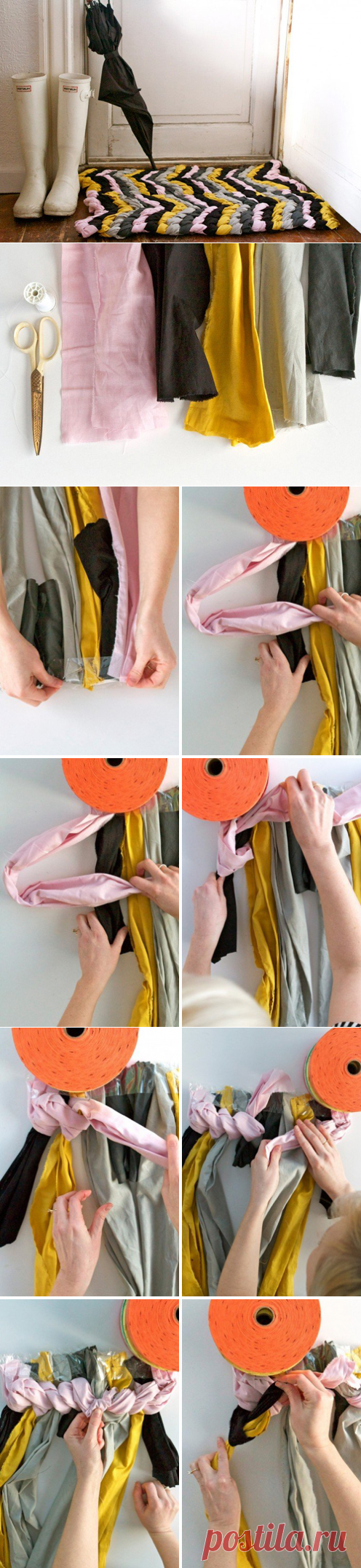 Коврик из узелков