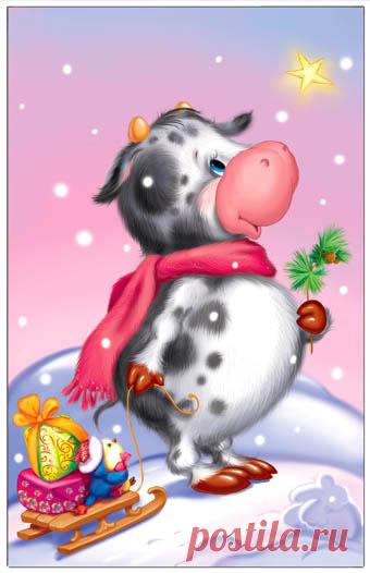 Сообщество иллюстраторов | Иллюстрация зима....