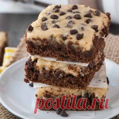 Healthy Cookie Dough Brownies