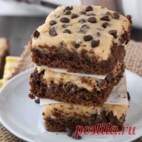 Healthy Cookie Dough Brownies