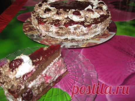 Торт пьяная вишня.